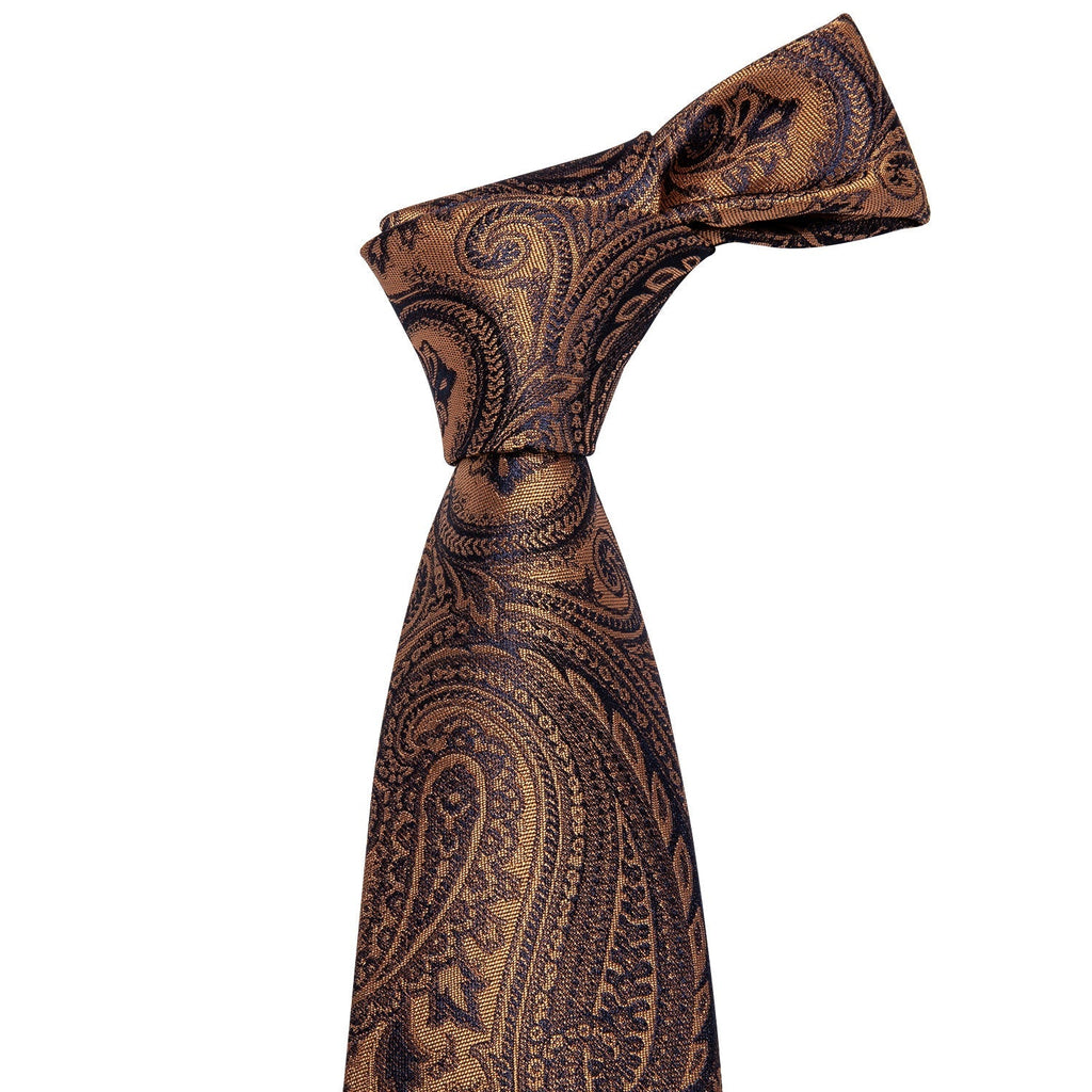 GentCrest Green Paisley Tie Hanky Cufflinks Set - Image 4