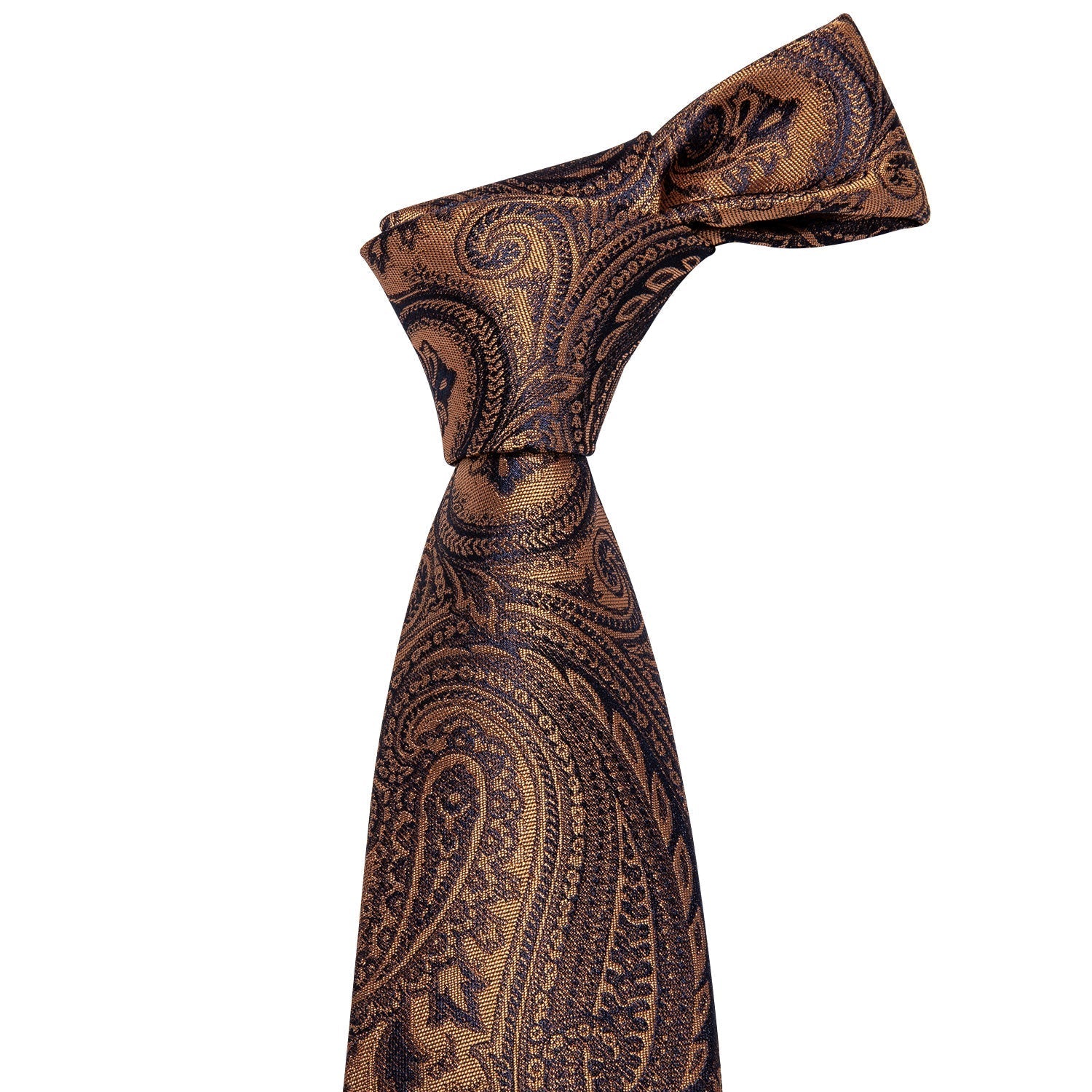 GentCrest Green Paisley Tie Hanky Cufflinks Set - Image 4