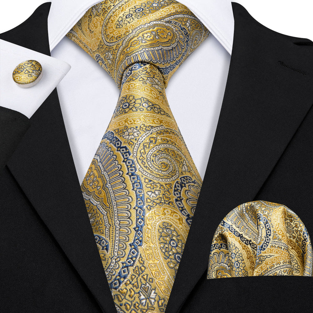 Desert Harmony Silk Tie Set - GentCrest