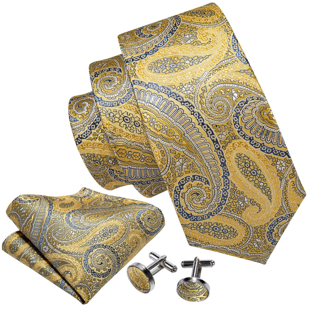 GentCrest Black Paisley Tie Sets - Image 3