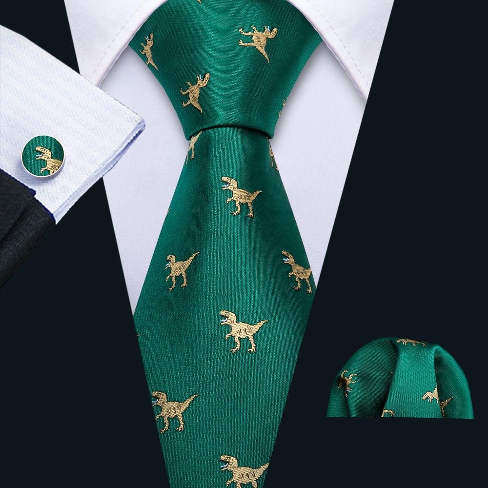 GentCrest Green Jacquard Tie Sets - Image 1