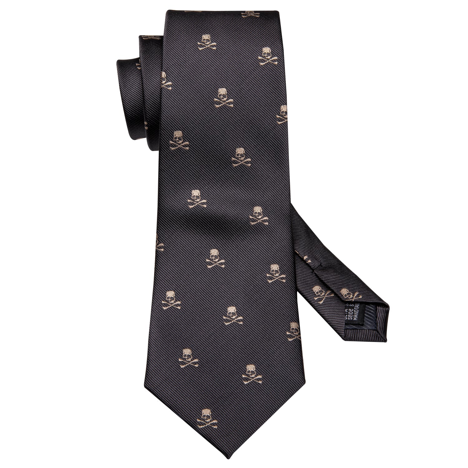 GentCrest Black Novelty Tie Hanky Cufflinks Set - Image 4