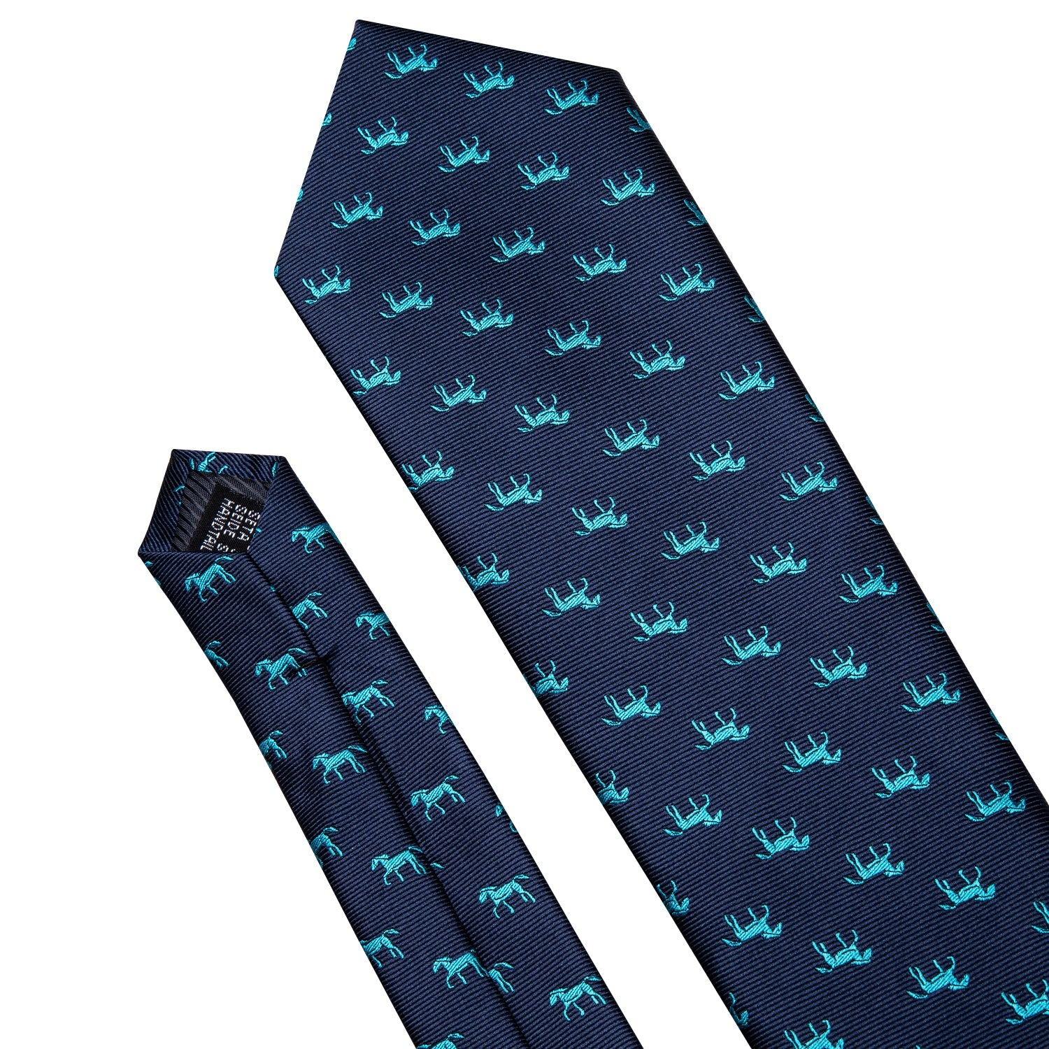 GentCrest Blue Novelty Tie Hanky Cufflinks Set - Image 4