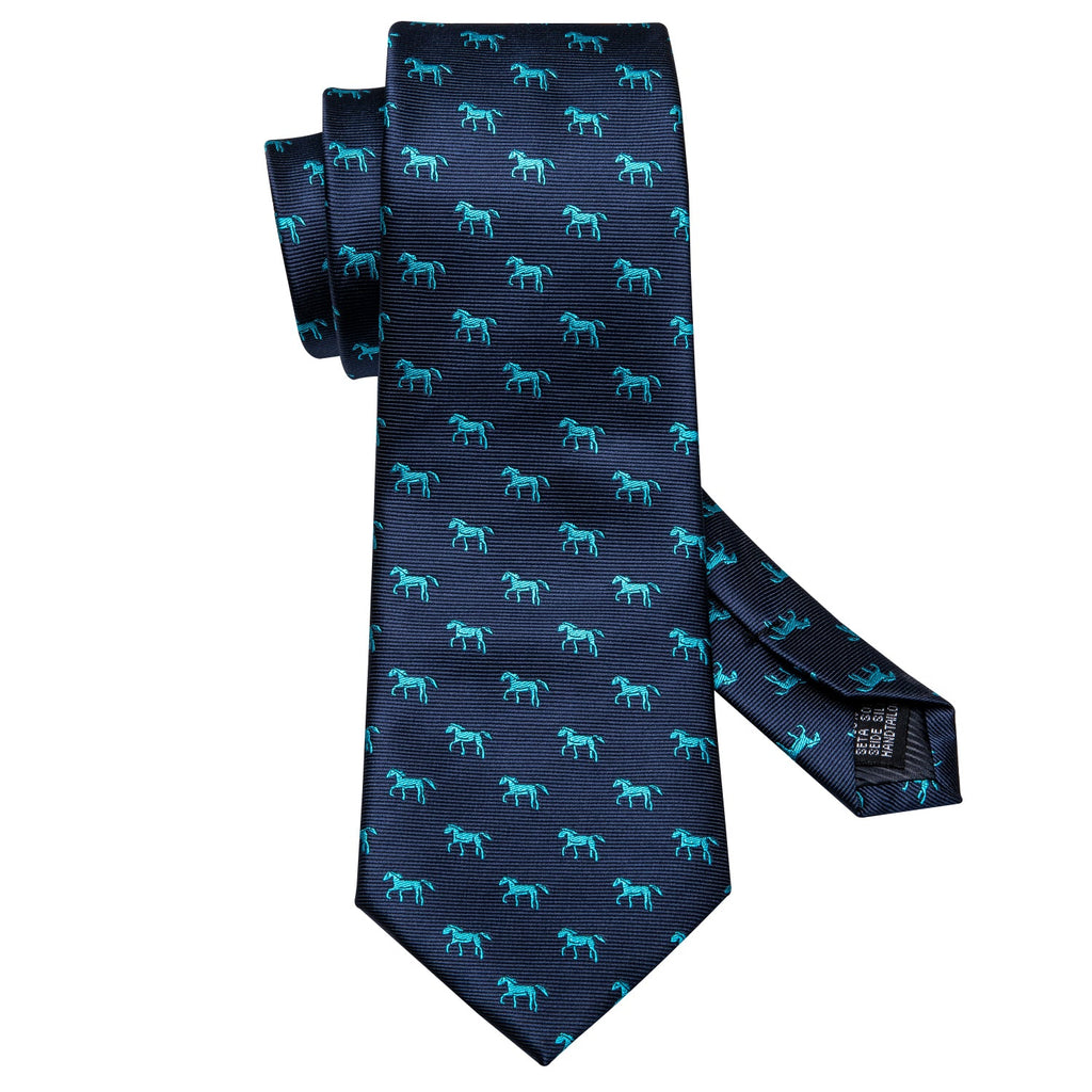 GentCrest Blue Novelty Tie Hanky Cufflinks Set - Image 5
