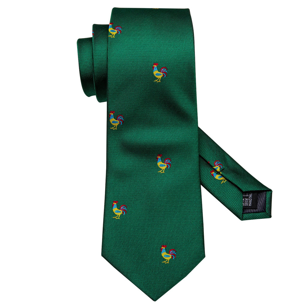 GentCrest Green Novelty Tie Hanky Cufflinks Set - Image 6