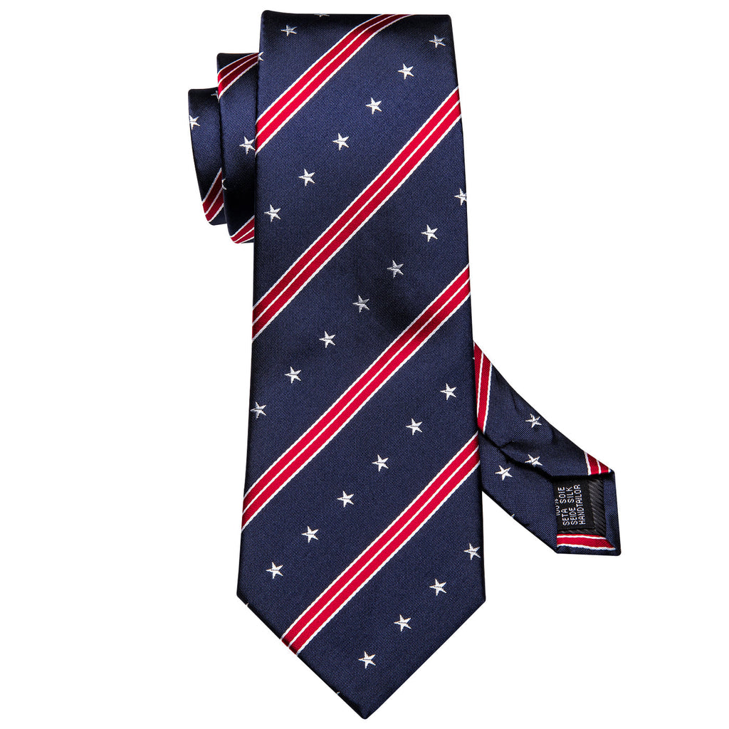 GentCrest Blue Striped Tie Set - Image 2