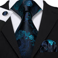 GentCrest Black Floral Tie Sets - Image 1