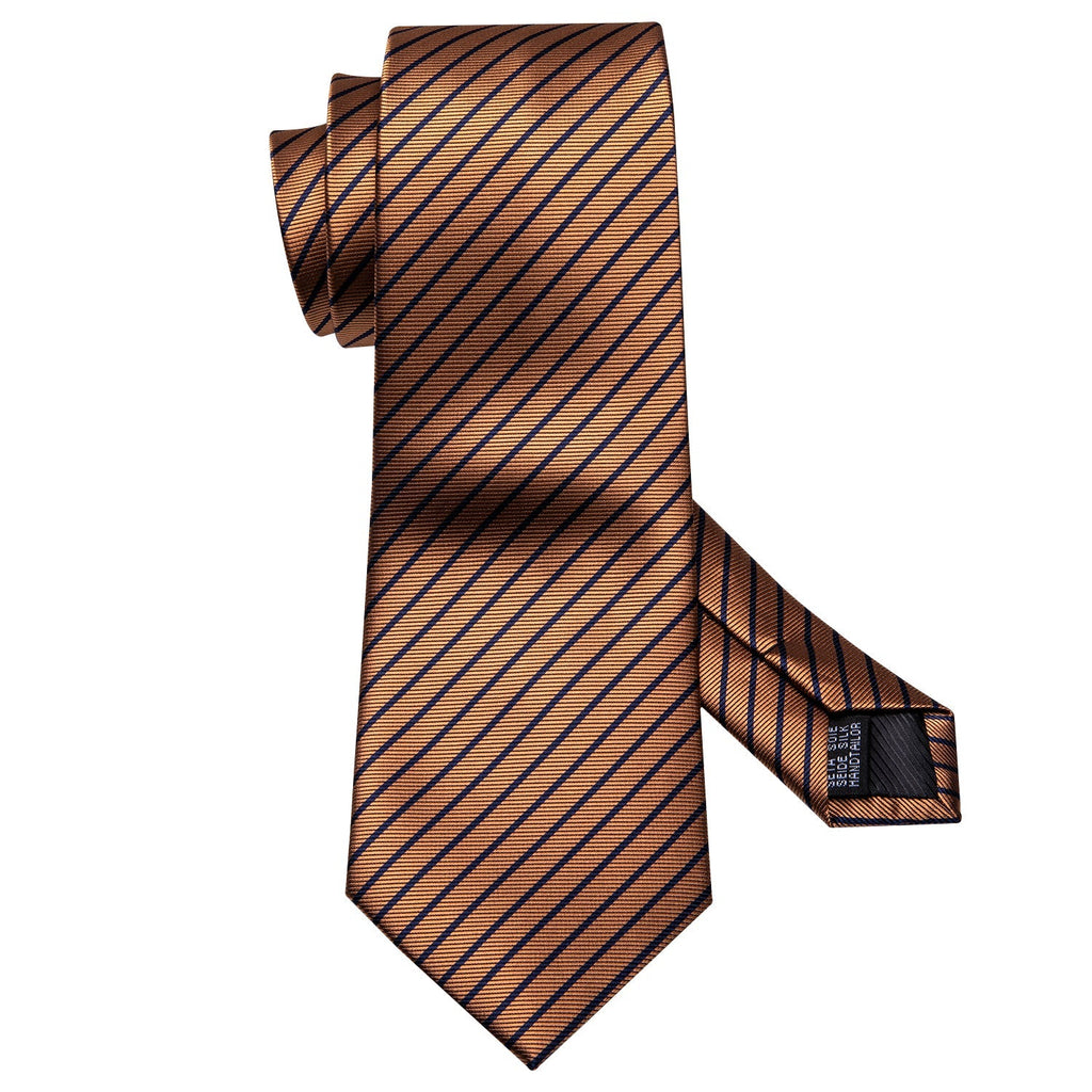 Patina Gold Premium Silk Tie Set - GentCrest - View 3
