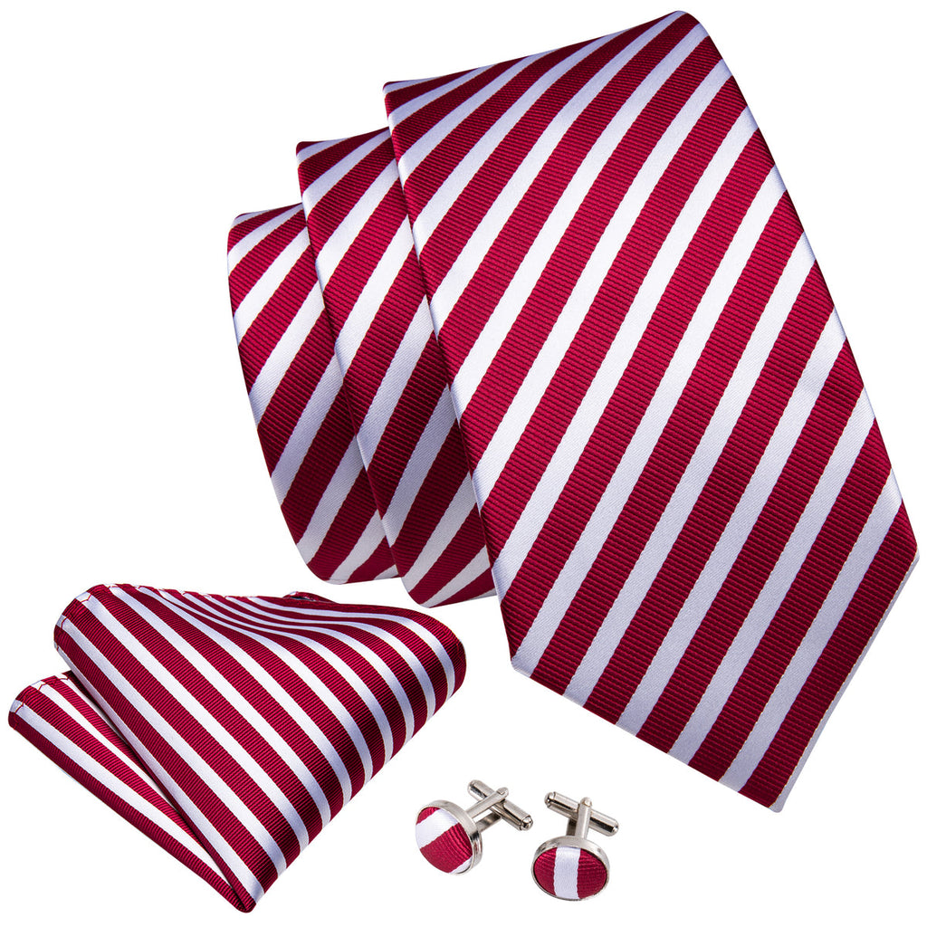 GentCrest Red Striped Tie Sets - Image 2