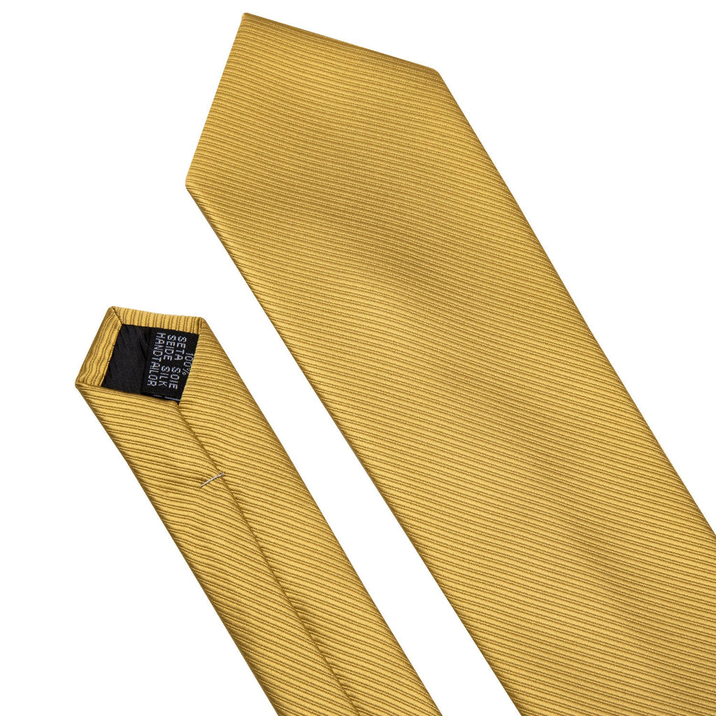 GentCrest Khaki Striped Tie Hanky Cufflinks Set - Image 3
