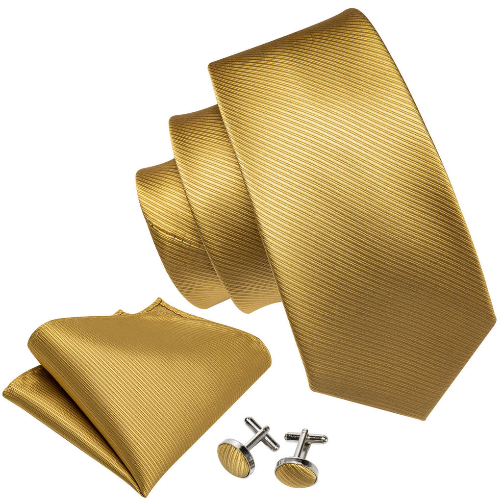 GentCrest Gold Striped Tie Sets - Image 4