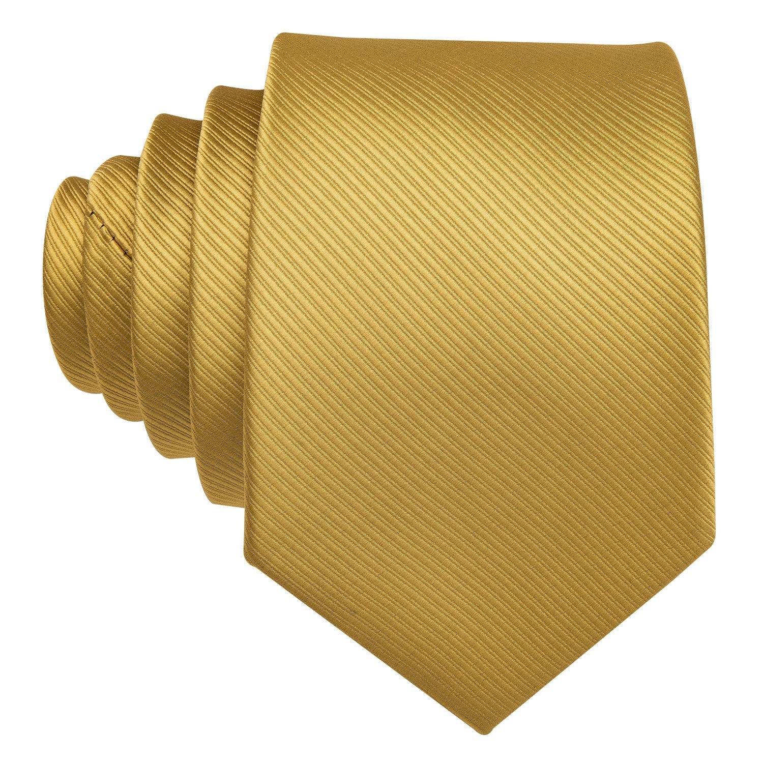 GentCrest Khaki Striped Tie Hanky Cufflinks Set - Image 7