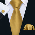 GentCrest Gold Striped Tie Sets - Image 1