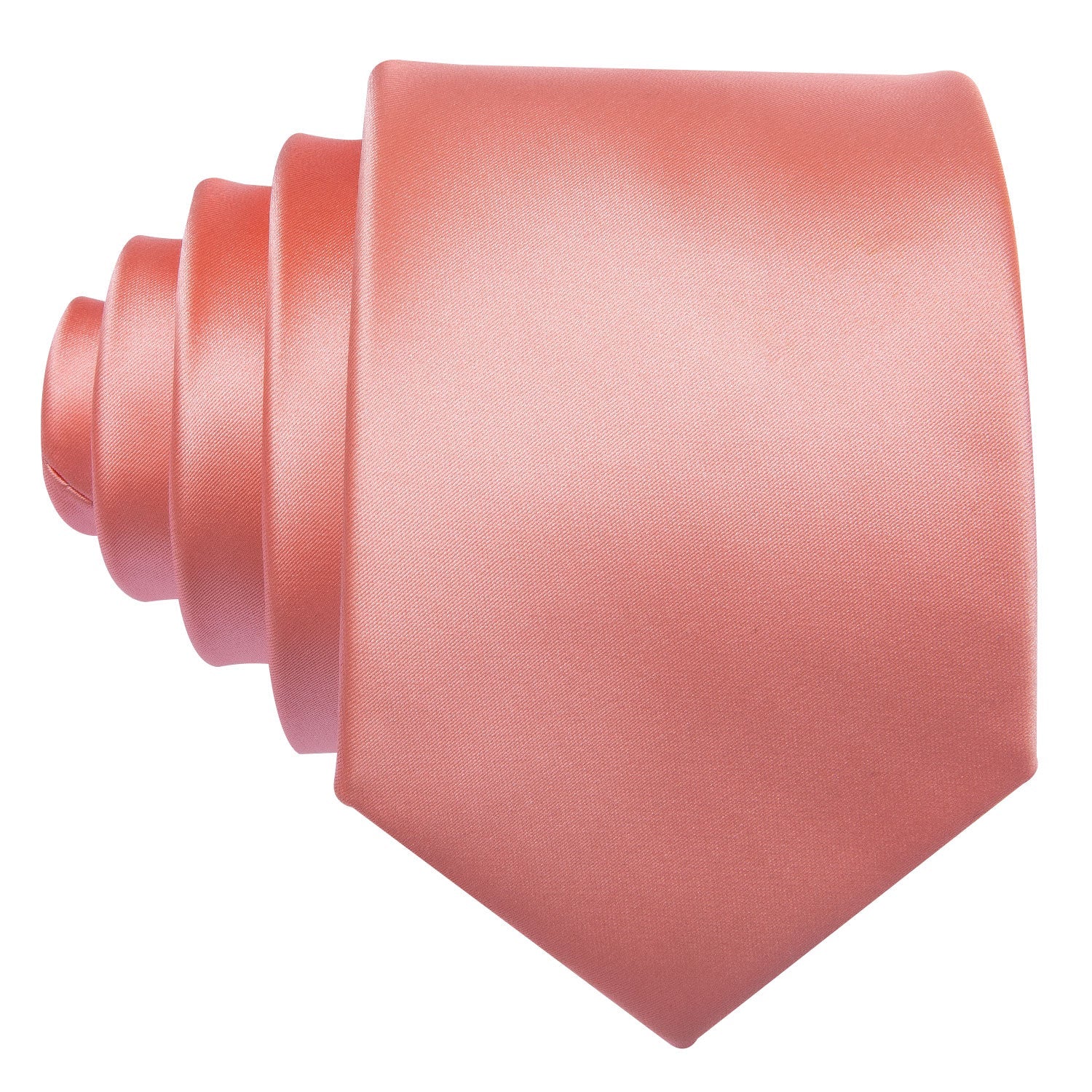 GentCrest Pink Solid Tie Hanky Cufflinks Set - Image 3