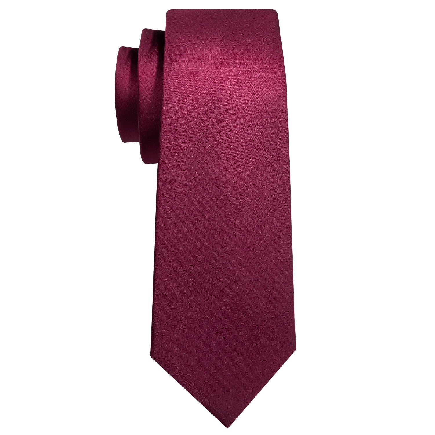 GentCrest Red Solid Tie Hanky Cufflinks Set - Image 3
