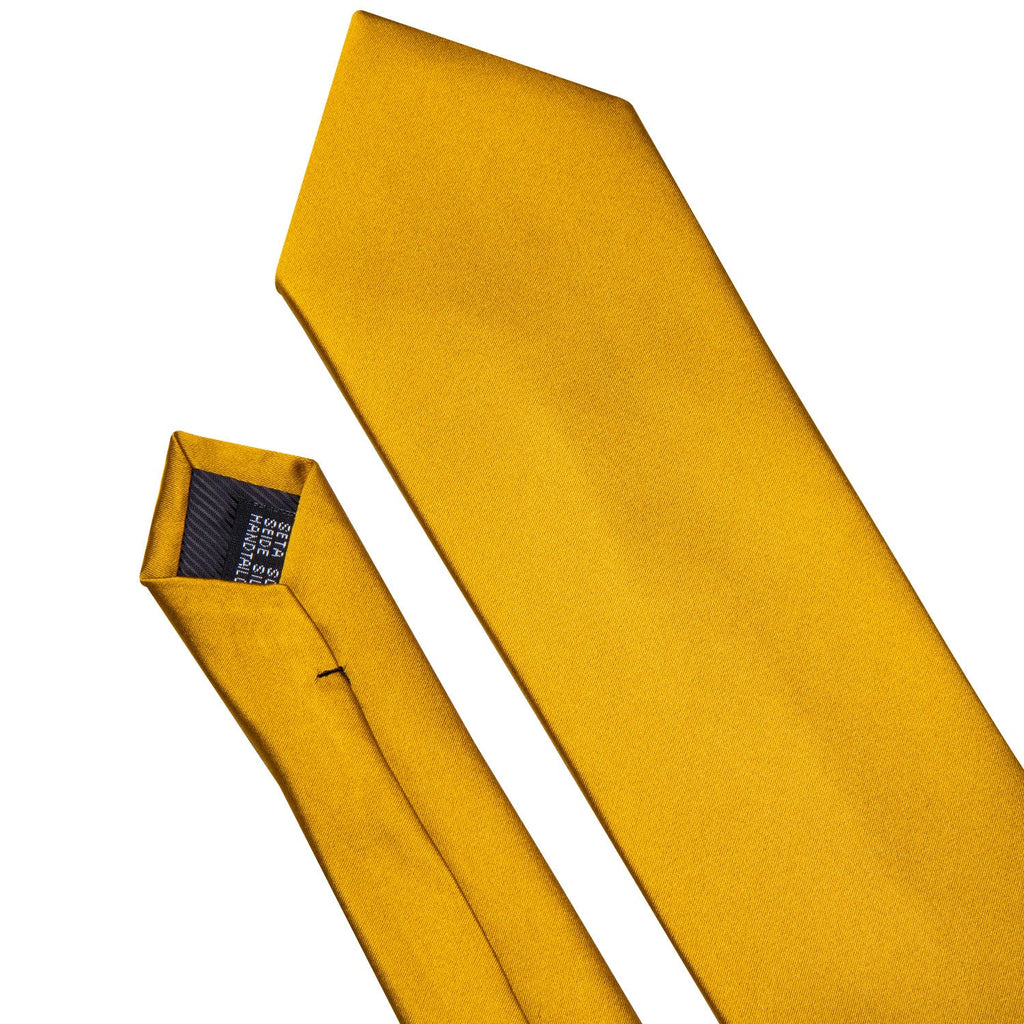 GentCrest Gold Solid Tie Hanky Cufflinks Set - Image 3