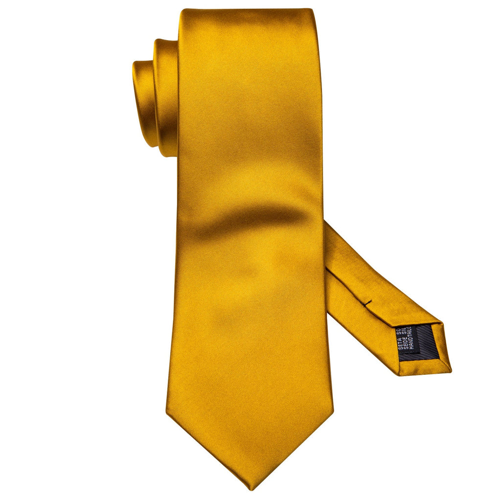GentCrest Gold Solid Tie Hanky Cufflinks Set - Image 5