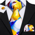 GentCrest Blue Novelty Tie Hanky Cufflinks Set - Image 1