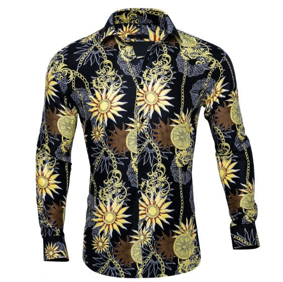 Black Elegant Dress Shirt - GentCrest