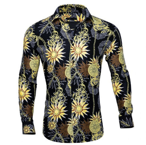 Black Elegant Dress Shirt - GentCrest
