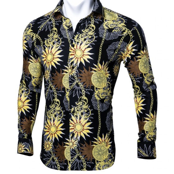 Black Elegant Dress Shirt - GentCrest - View 2