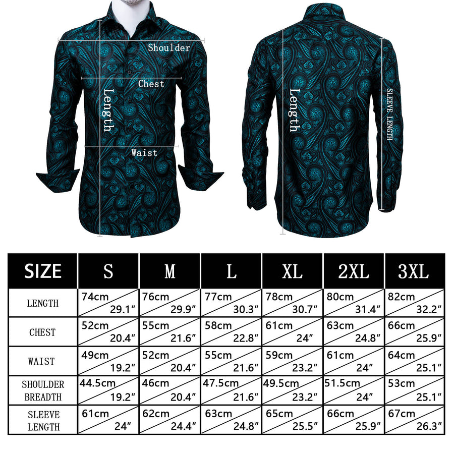 GentCrest Black Paisley Shirt - Image 5