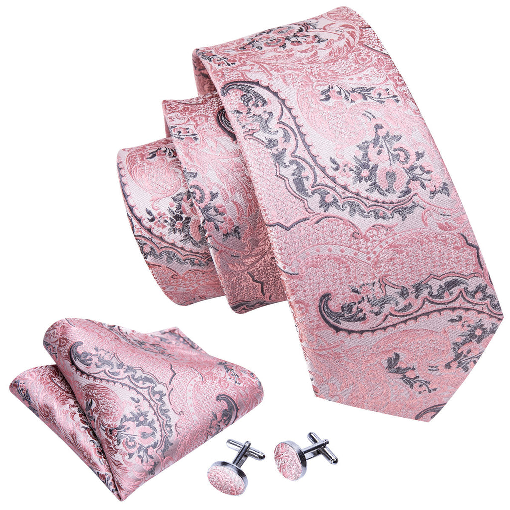 GentCrest Pink Paisley Tie Sets - Image 2