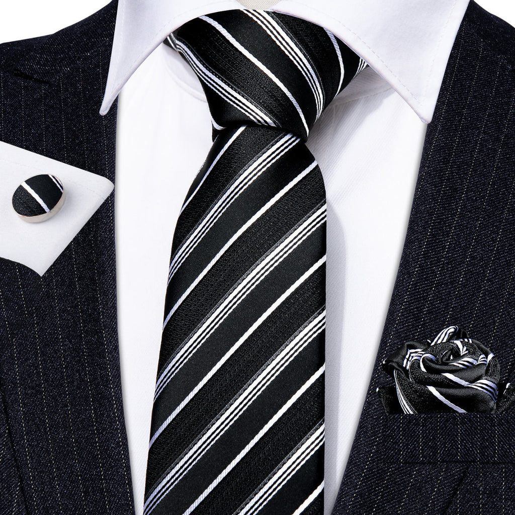 GentCrest Black Paisley Tie Sets - Image 3
