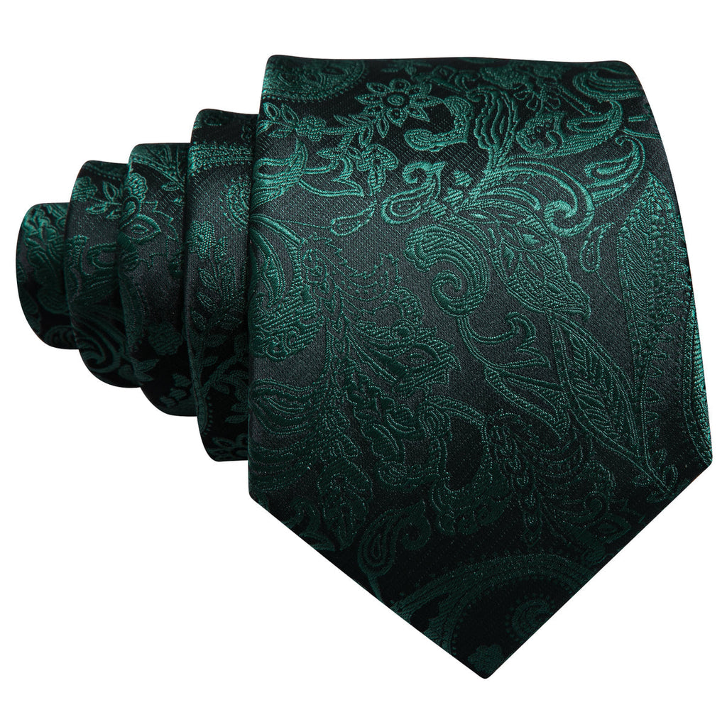 GentCrest Green Paisley Tie Sets - Image 6