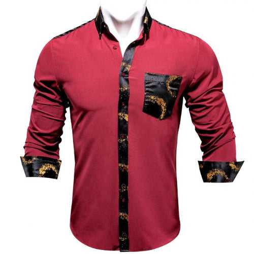 Black Elegant Dress Shirt - GentCrest - View 2