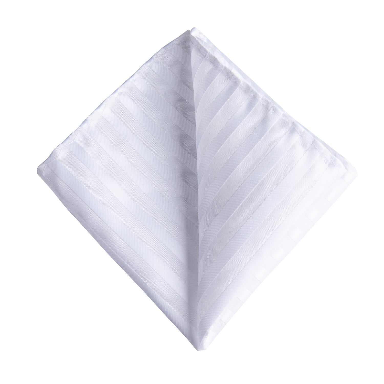 GentCrest White Striped Tie Hanky Cufflinks Set - Image 5