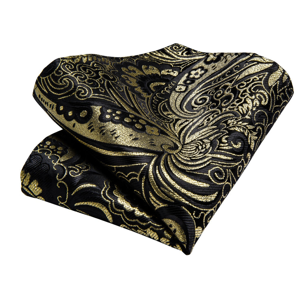 GentCrest Gold Paisley Tie Hanky Cufflinks Set - Image 5