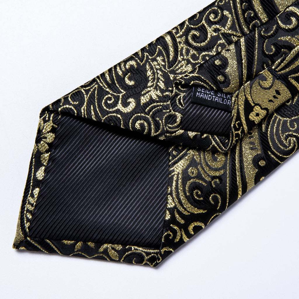 GentCrest Gold Paisley Tie Hanky Cufflinks Set - Image 4