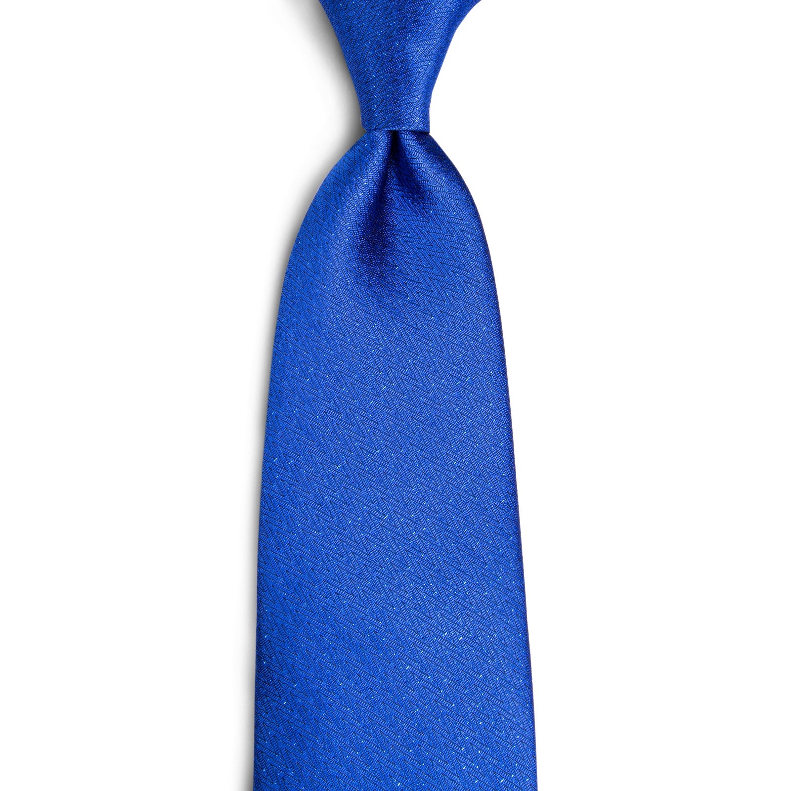 GentCrest Blue Solid Tie Hanky Cufflinks Set - Image 5