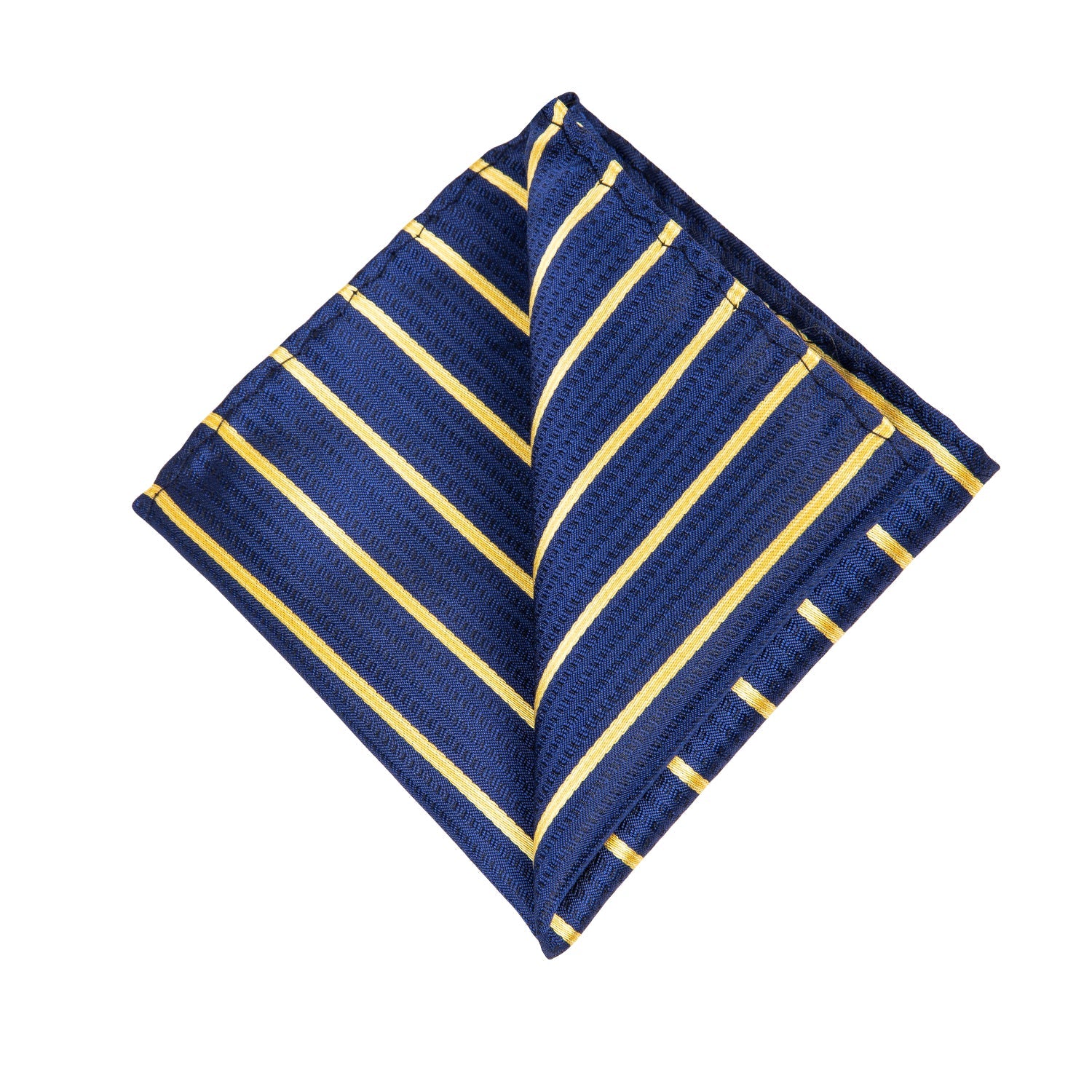 GentCrest Blue Striped Tie Hanky Cufflinks Set - Image 4