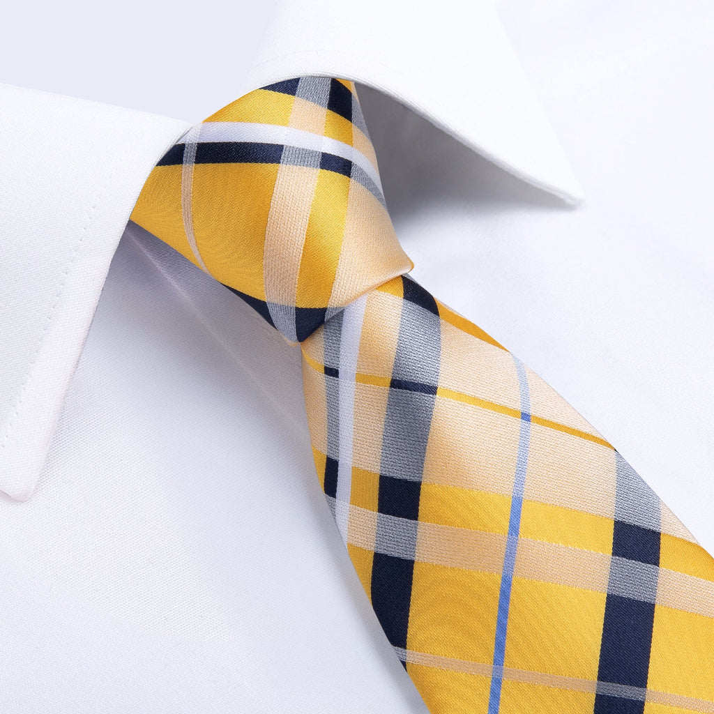 GentCrest Blue Striped Tie Hanky Cufflinks Set - Image 4