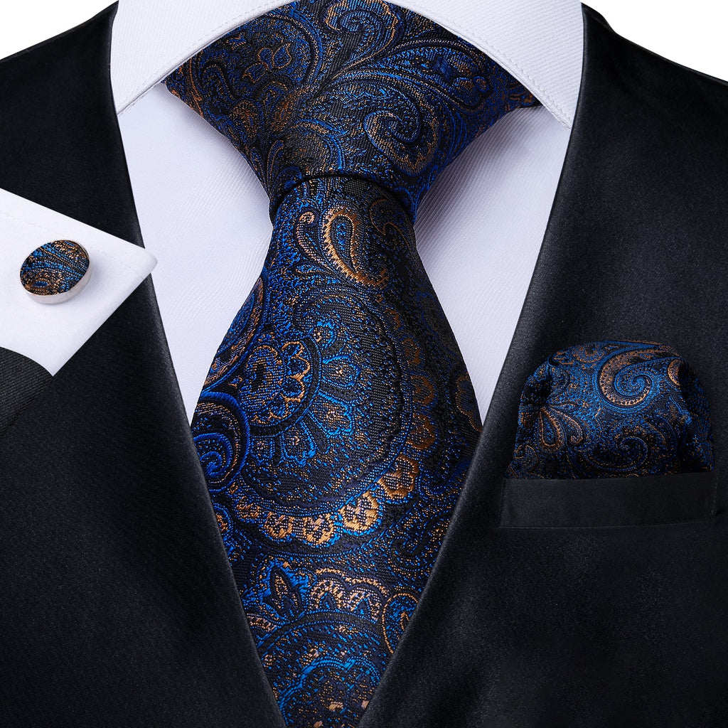 GentCrest Black Paisley Vest Set - Image 2
