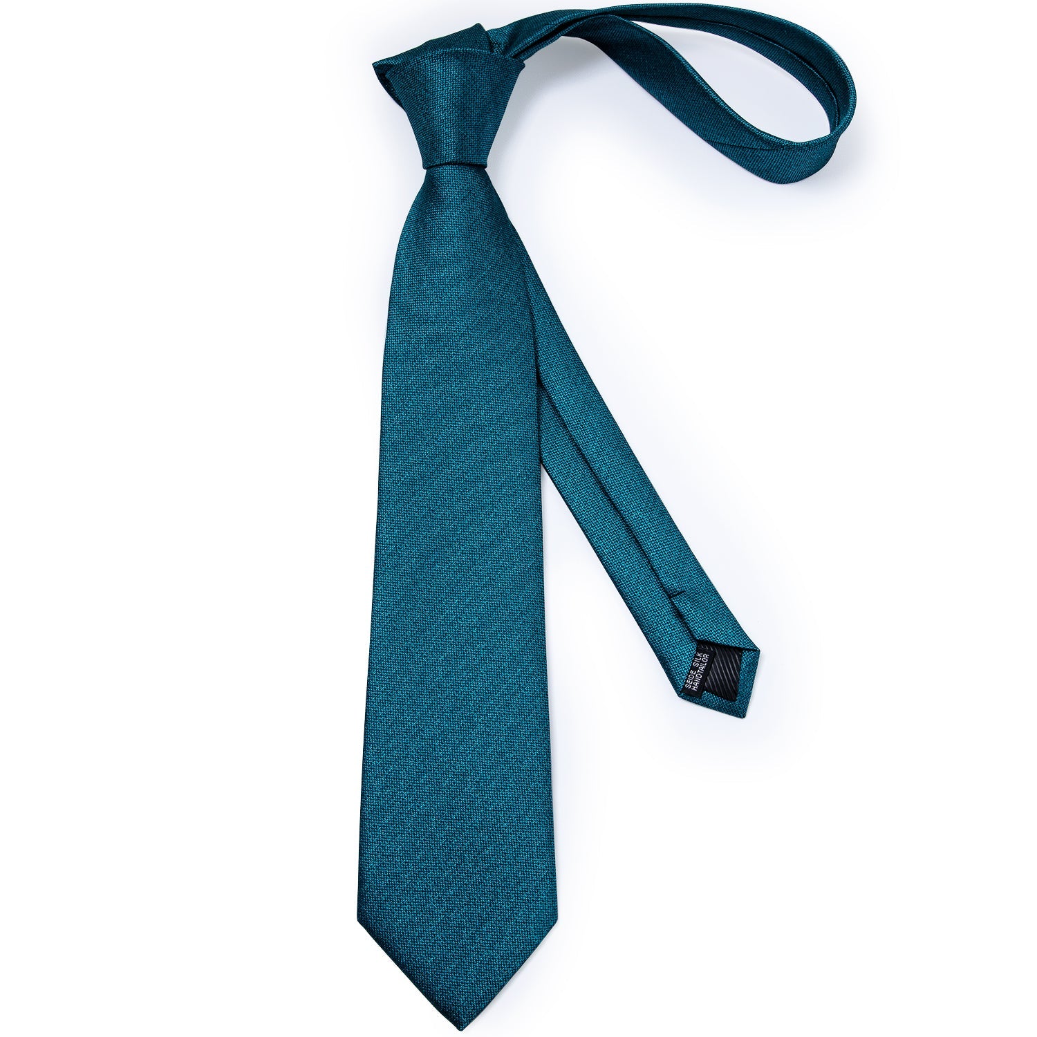 GentCrest Blue Solid Tie Hanky Cufflinks Set - Image 3