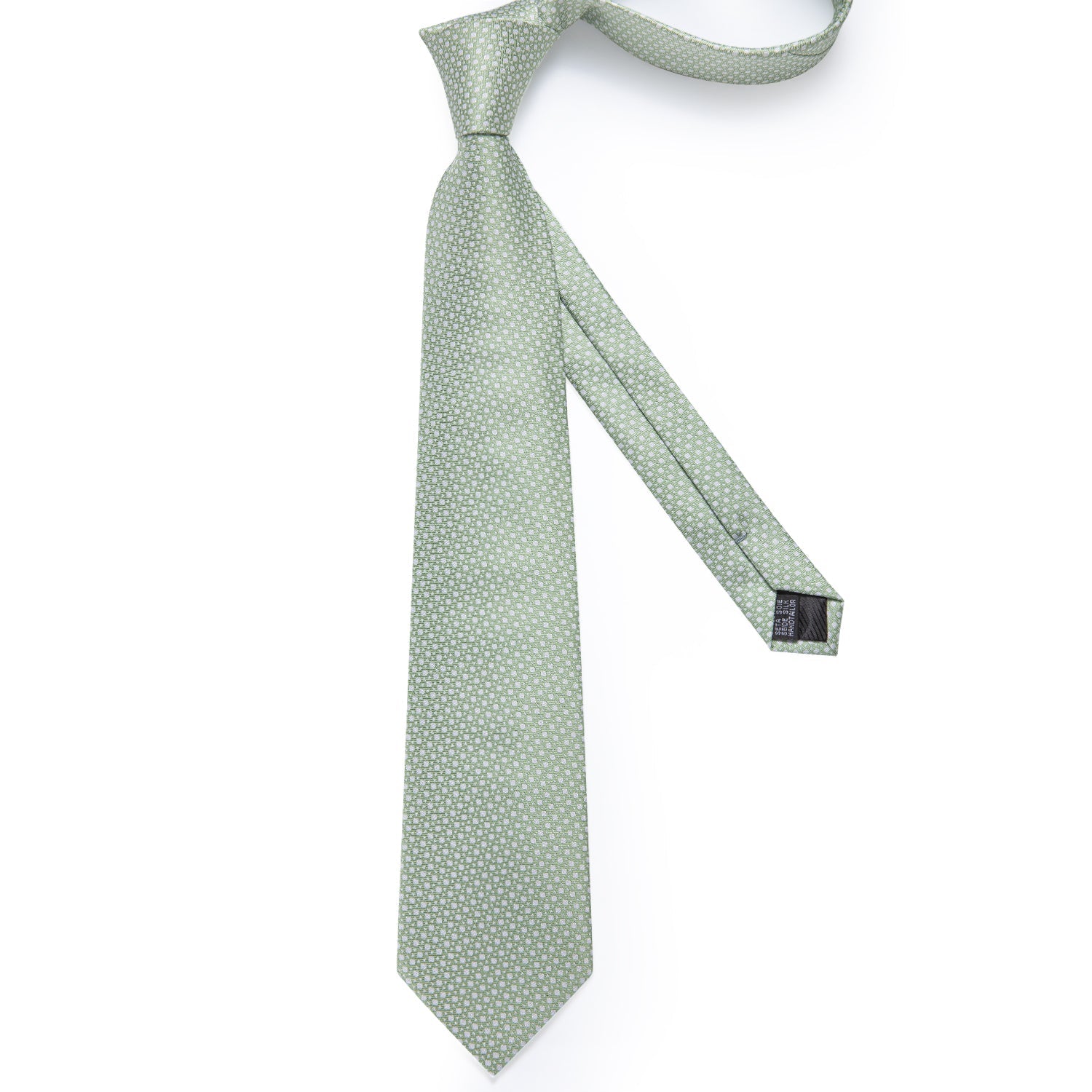 GentCrest Green Floral Tie Hanky Cufflinks Set - Image 3