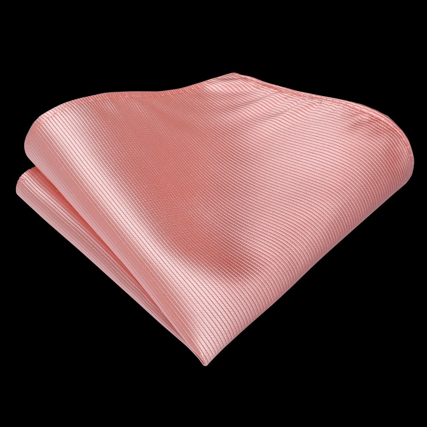 GentCrest Pink Solid Tie Hanky Cufflinks Set - Image 5