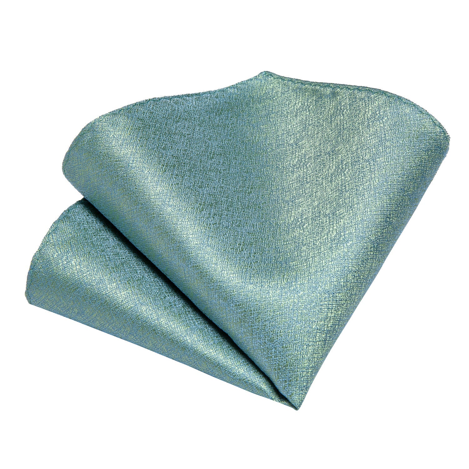 GentCrest Blue Solid Tie with Lapel Pin - Image 7