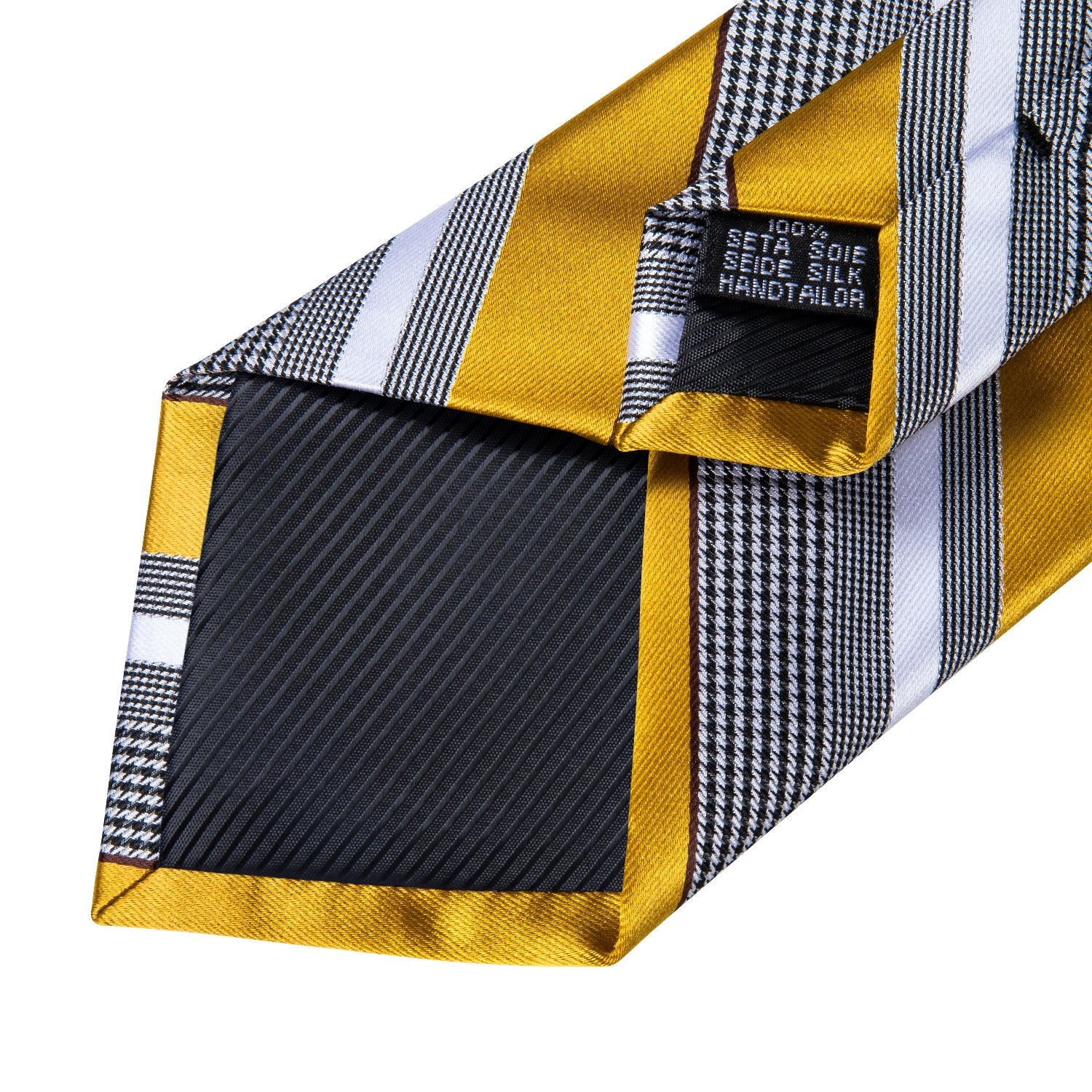 GentCrest Gold Striped Tie Hanky Cufflinks Set - Image 13