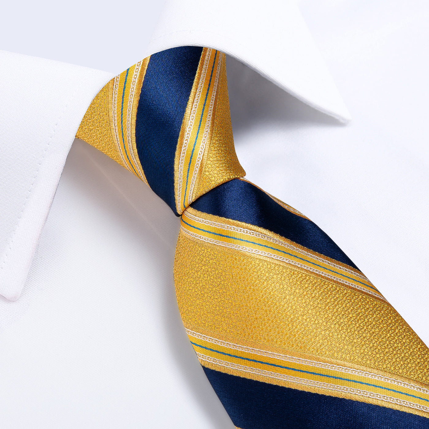 GentCrest Blue Striped Tie Sets - Image 2