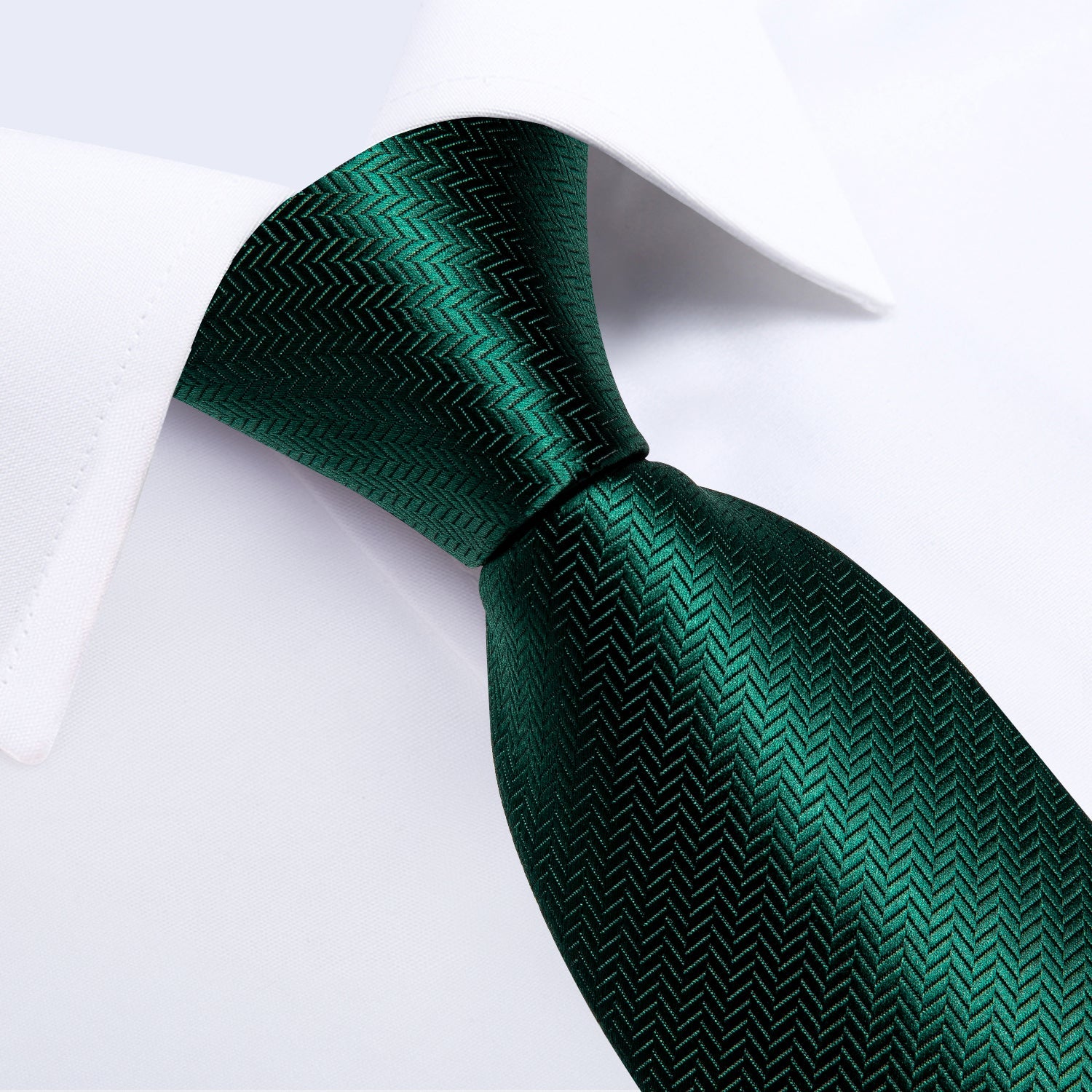 GentCrest Green Novelty Tie with Rings - Image 7