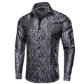 GentCrest Black Floral Shirt - Image 1