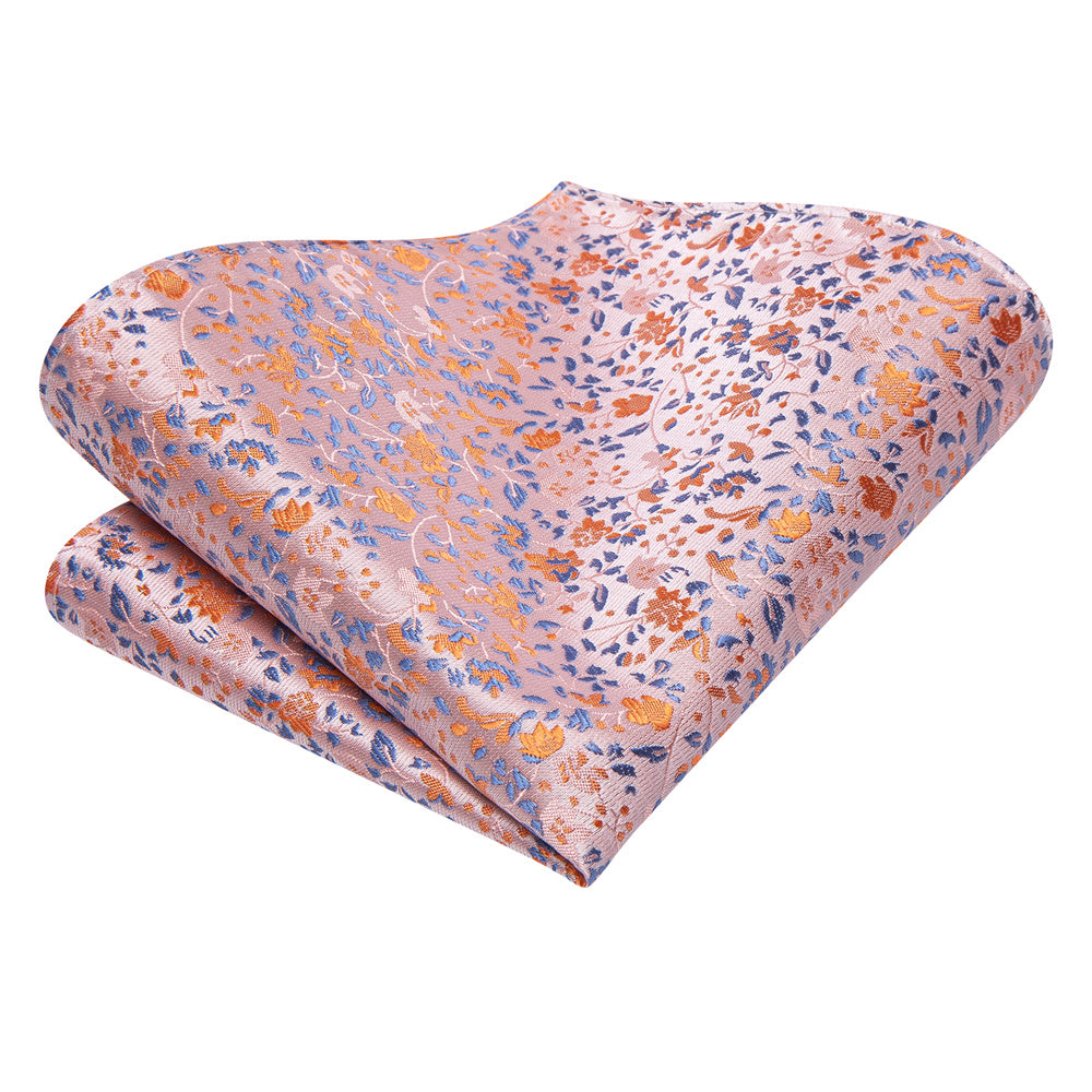 GentCrest Pink Floral Tie Hanky Cufflinks Set - Image 5
