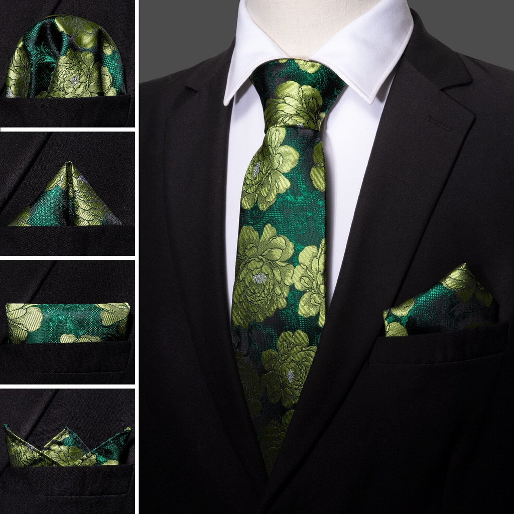 White Stigma Silk Tie Set - GentCrest