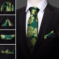 White Stigma Silk Tie Set - GentCrest