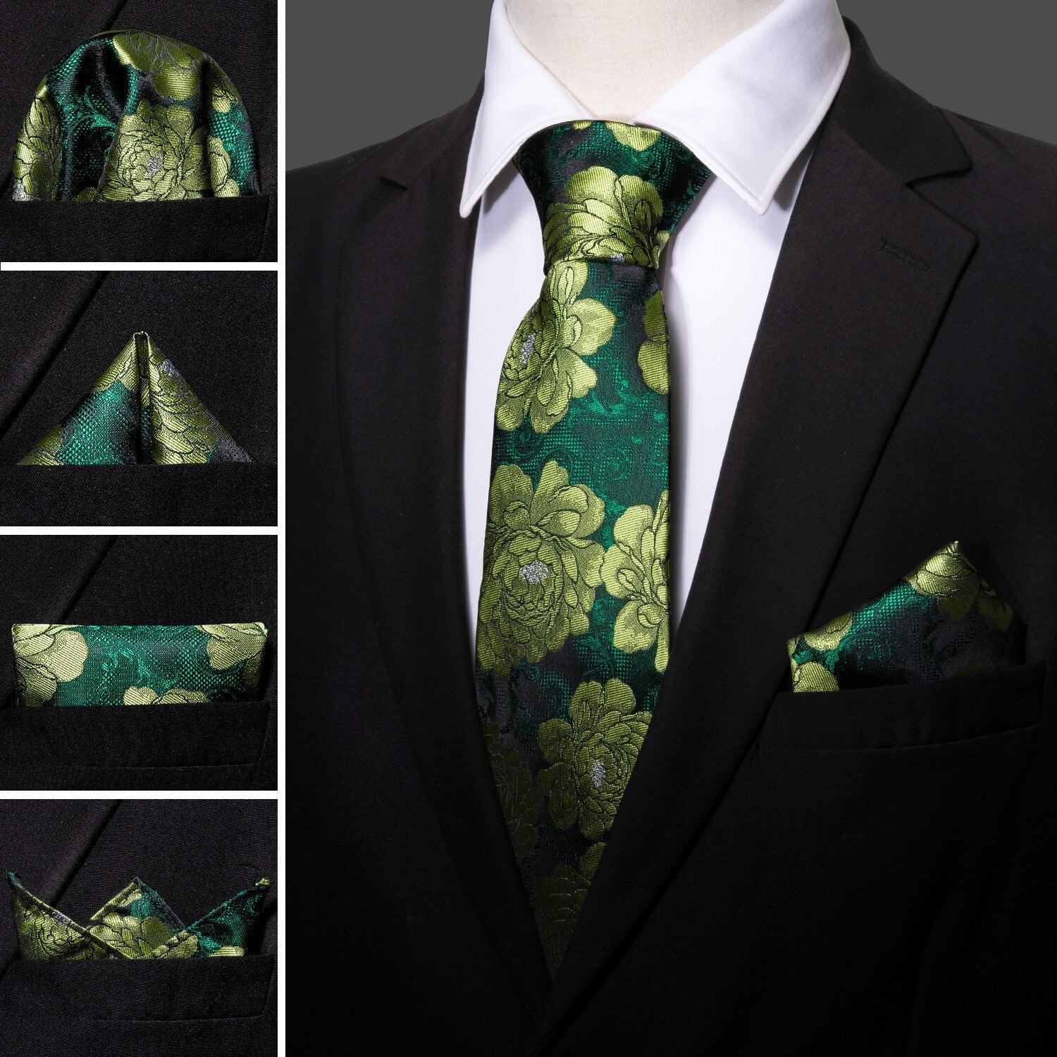 White Stigma Silk Tie Set - GentCrest