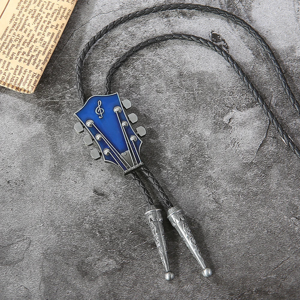 Fashion Guitar Bolo Tie with Musical Flair - GentCrest - View 11